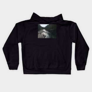 Sparkling Water in the Mountains Kids Hoodie